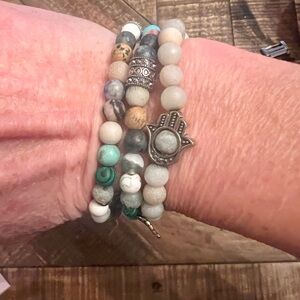 Multi string bracelet